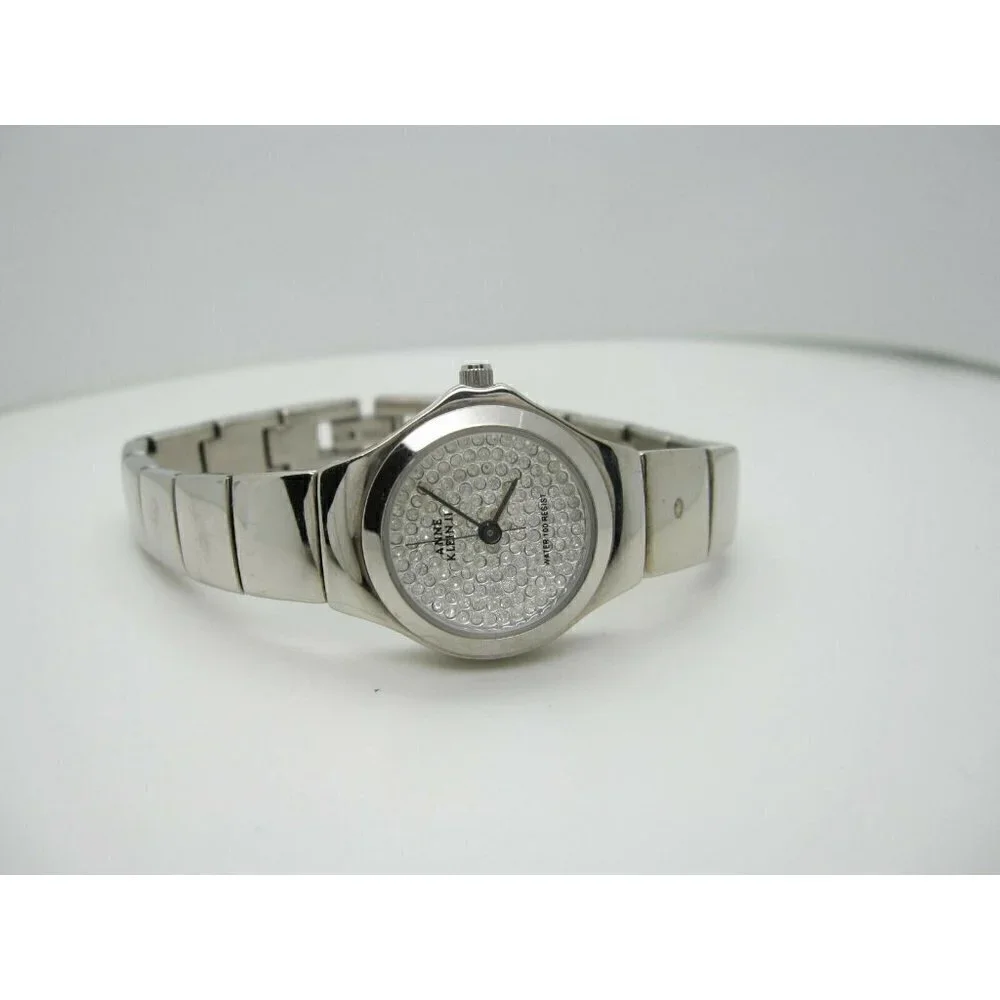 Women's Anne Klein II 100ft WR Crystals Analog 25mm Dial Watch (C257)